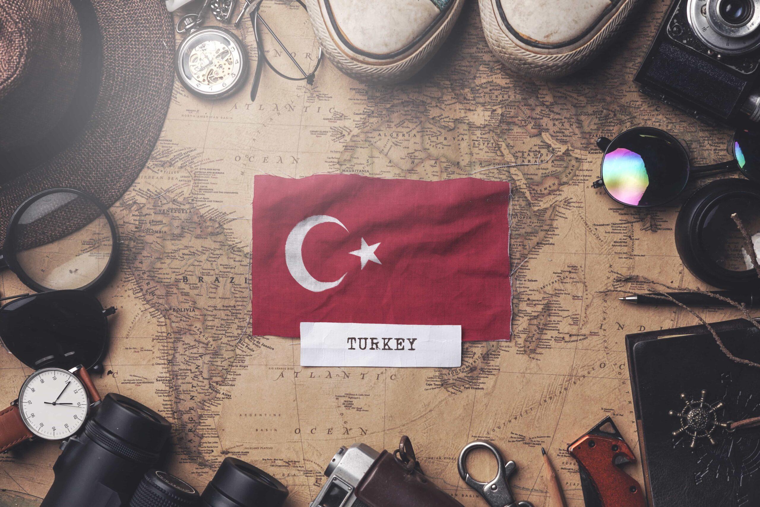 turkey-flag-traveler-s-accessories-old-vintage-map-overhead-shot